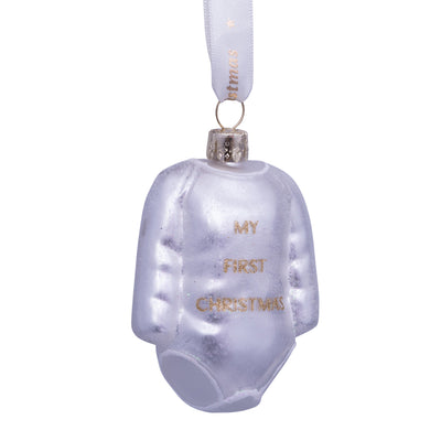 Kerstornament - Vondels Baby Romper "My First Christmas"
