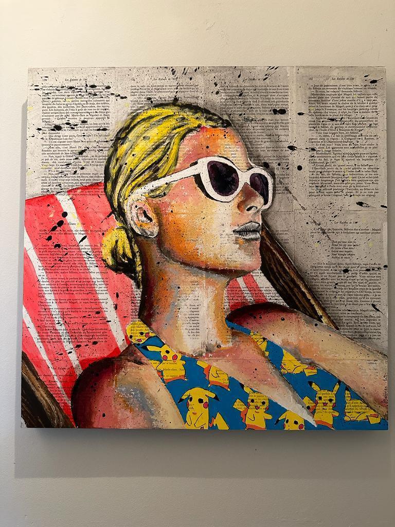 Artwork - Bazévian DelaCapuciniere - Portrait PS 200 - Un apres midi a la plage - JungleHome
