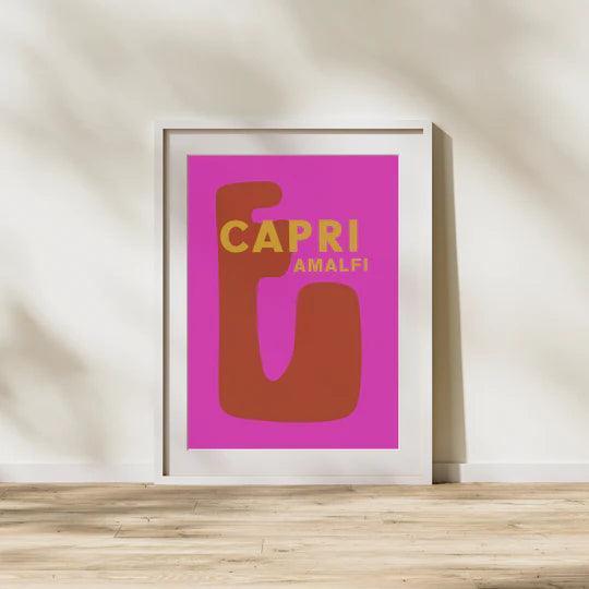 Wall Print - Capri Vacay Poster - JungleHome